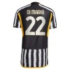 Juventus 2023-24 DI Maria 22 Fodboldtrøjer Hjemme Kort ærmer